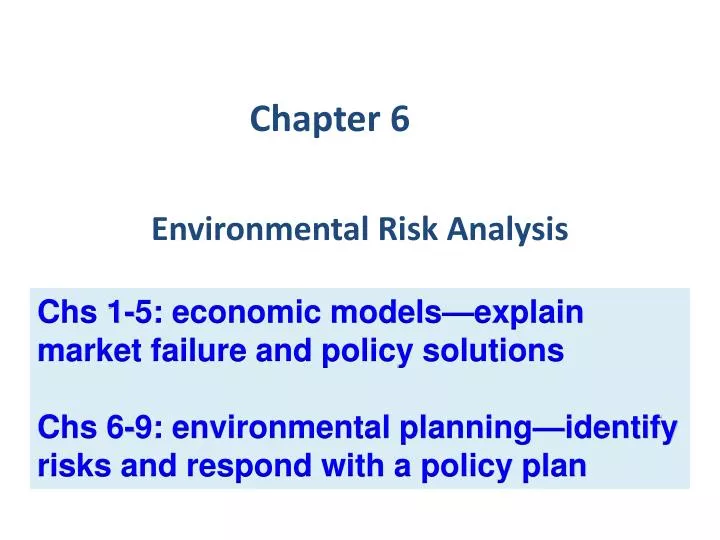 environmental risk thesis