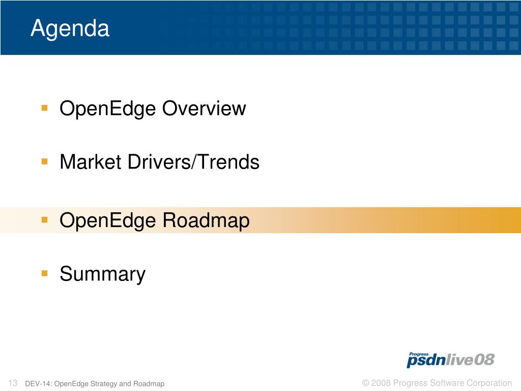 PPT - OpenEdge Strategy and Roadmap PowerPoint Presentation, free download - ID:6068717