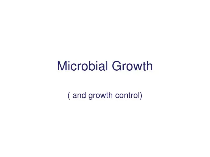 microbial growth n.