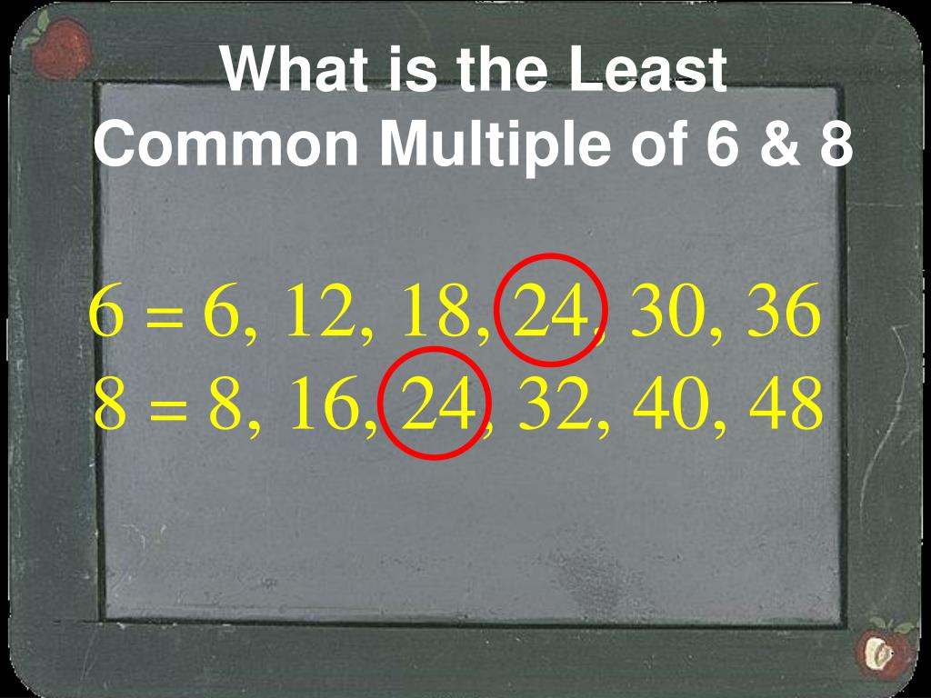 PPT - Least Common Multiple Least Common Denominator PowerPoint