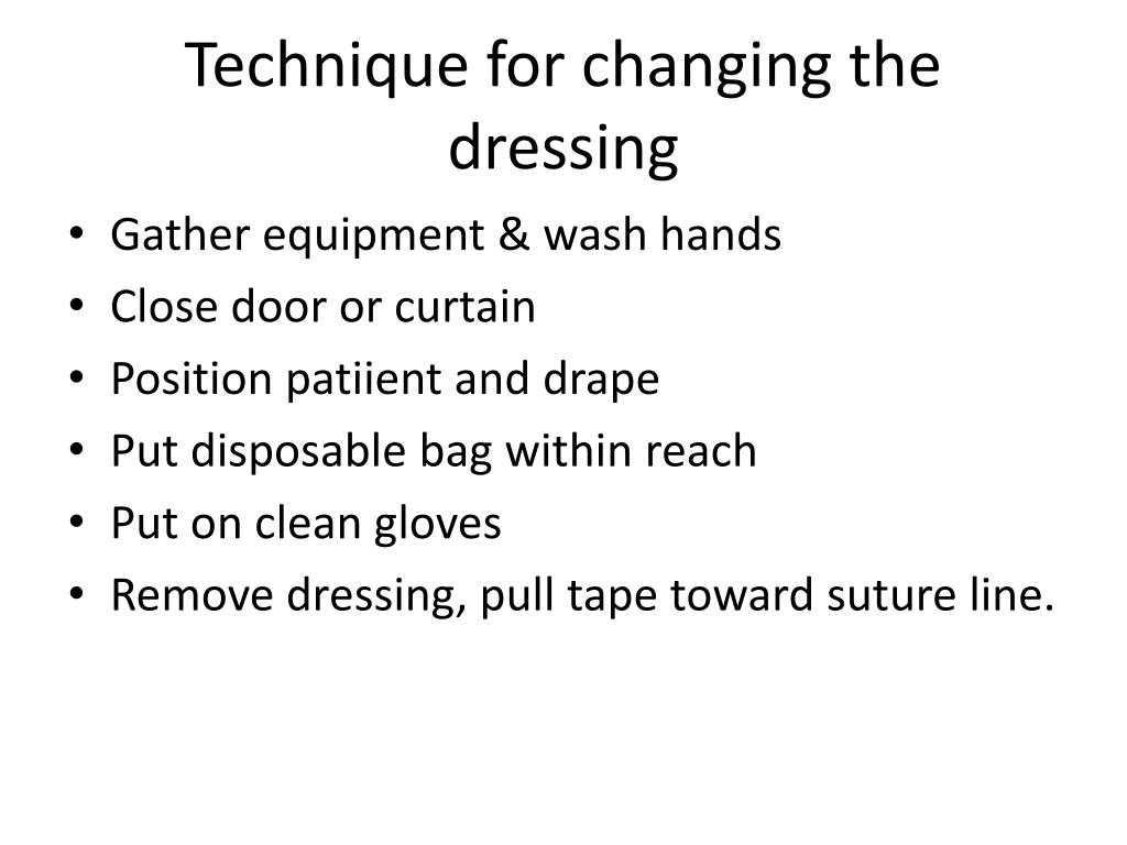 Principles of asepsis 2: technique for a simple wound dressing | Nursing  Times