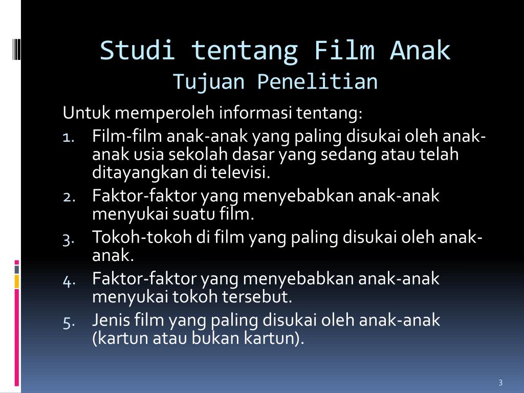 PPT INDUSTRI FILM  ANAK  INDONESIA  Hasil Penelitian 