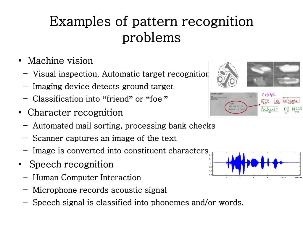 Pattern Recognition Examples