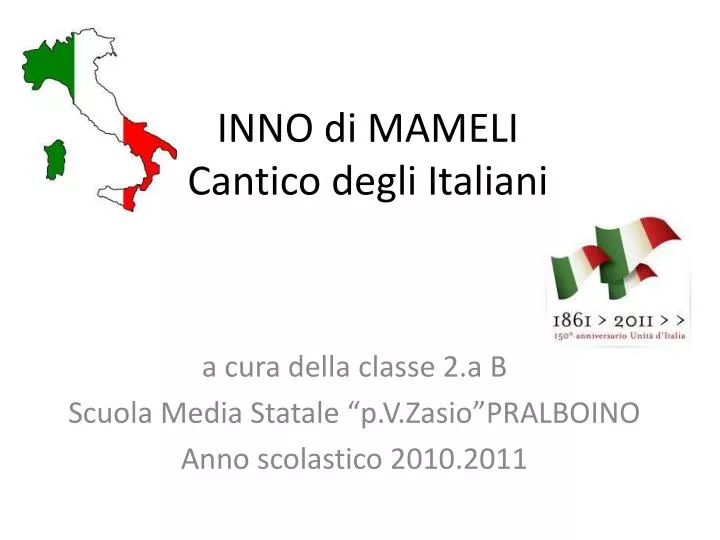 SCARICARE L INNO DI MAMELI