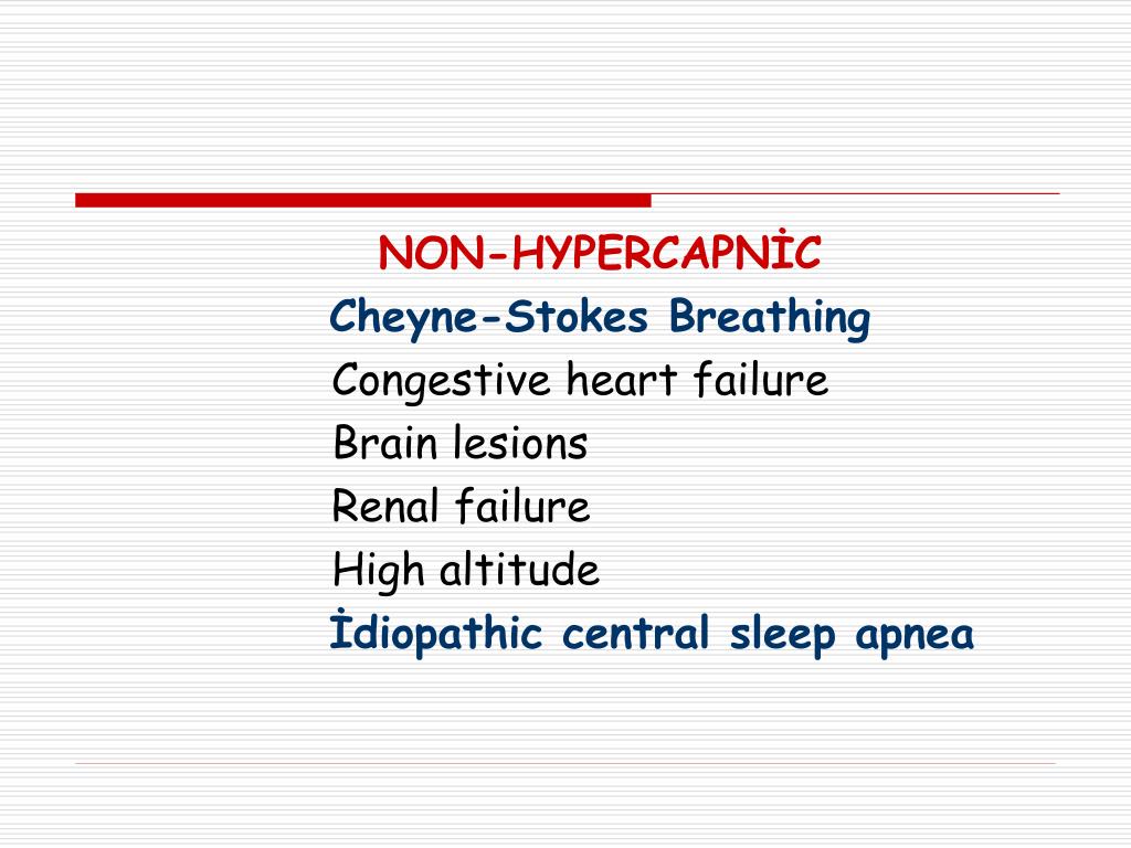 PPT CENTRAL SLEEP APNEA SYNDROME PATHOPHYSIOLOGY PowerPoint