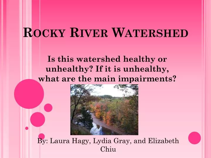 rocky river watershed n.