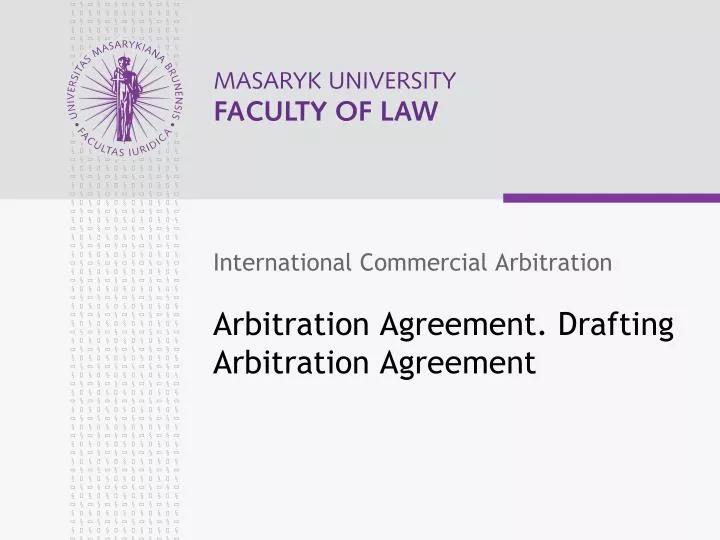 international commercial arbitration n.