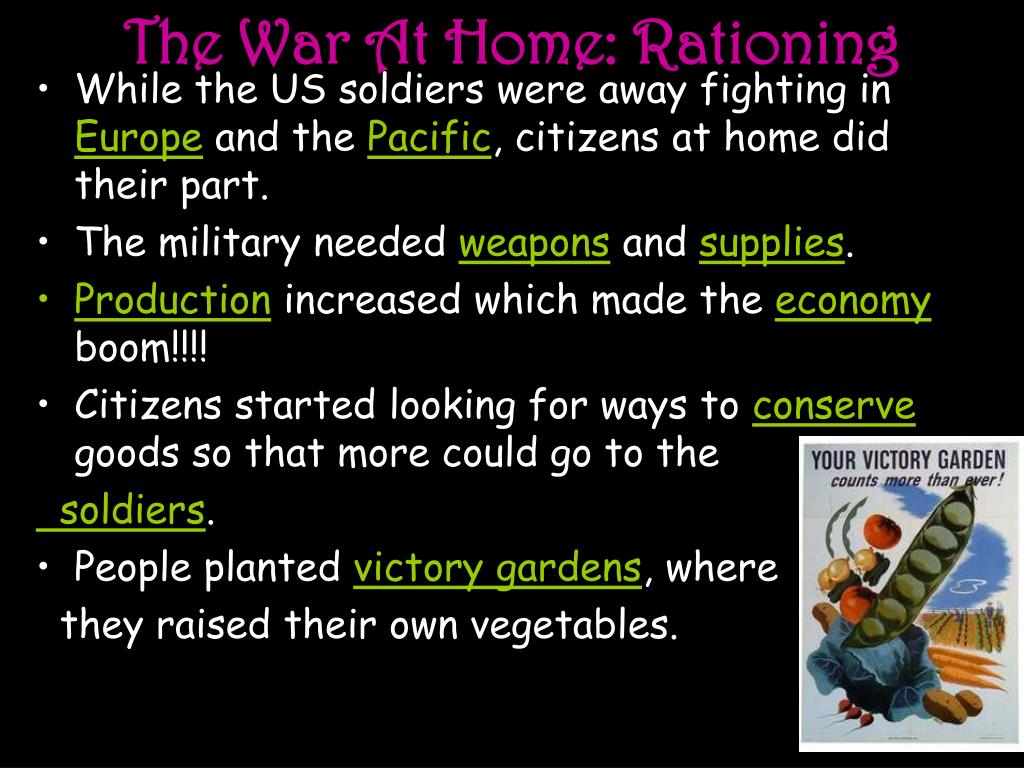 PPT - Rationing, “Rosie the Riveter”, and the Tuskegee Airmen ...