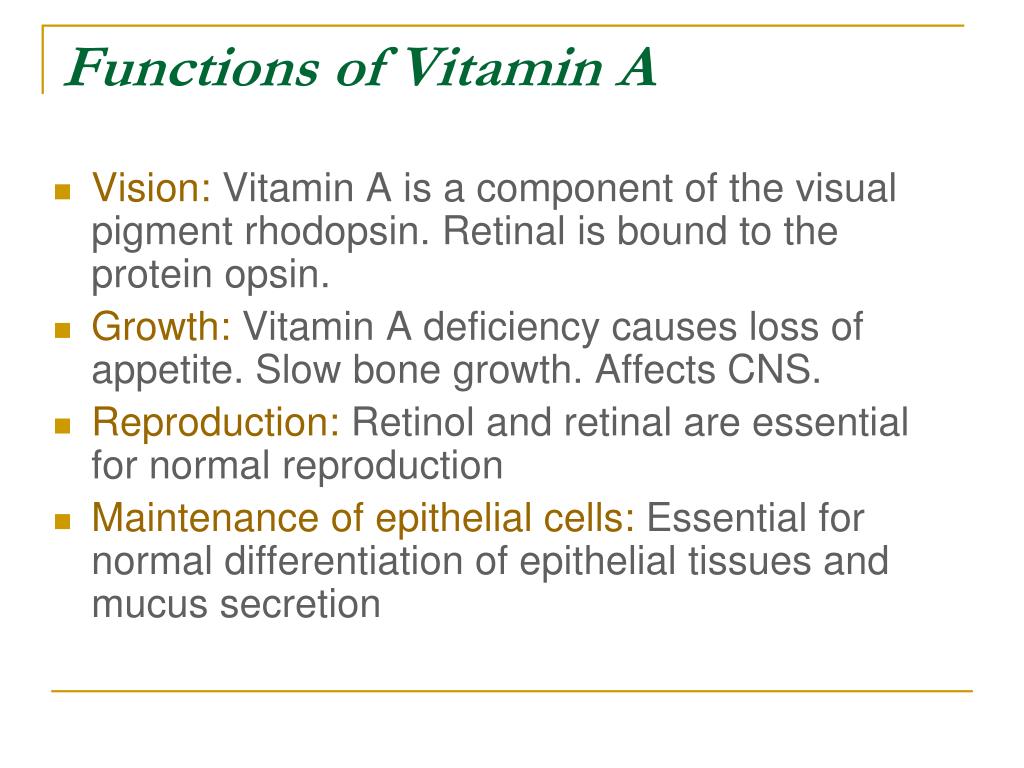 Ppt Vitamin A And Visual Cycle Powerpoint Presentation Free Download
