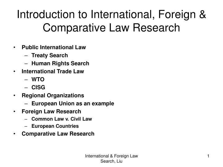 comparative public law research topics