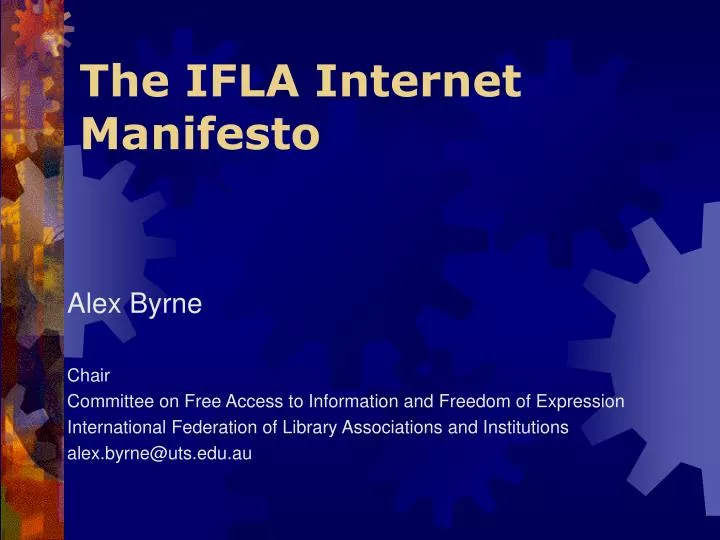 the ifla internet manifesto n.