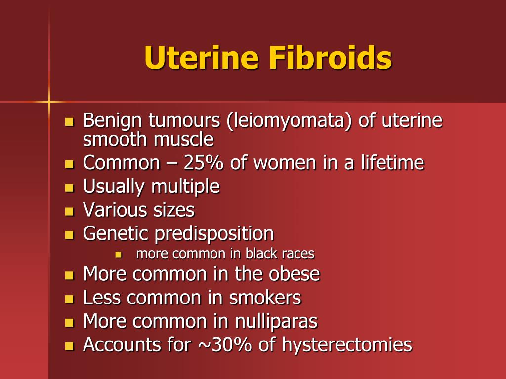 uterine fibroids powerpoint presentation