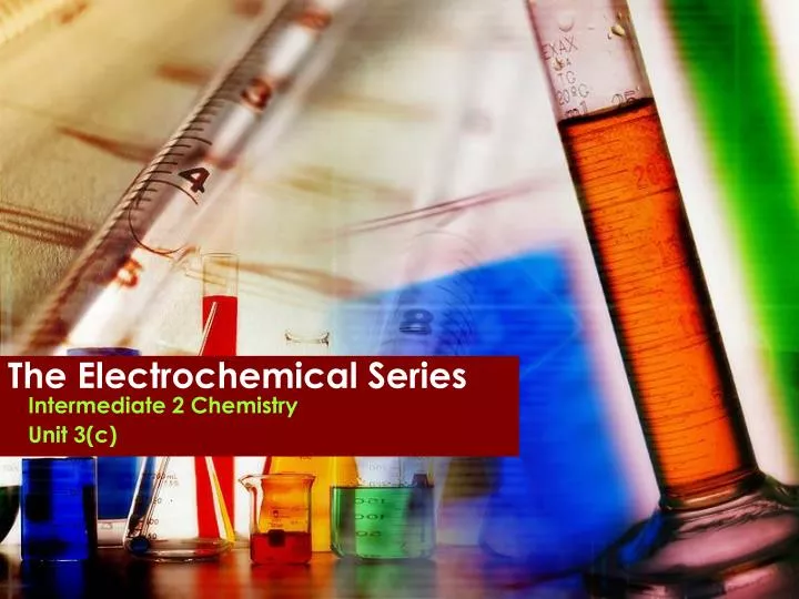 electrochemical thermochemistry chemical electrochemistry equations balancing chemistry ppt powerpoint unit presentation slideserve slideshare