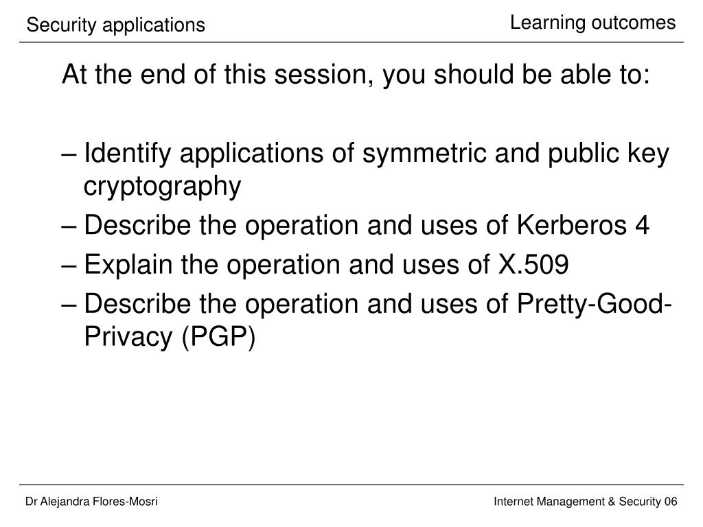 applications of symmetric key cryptography