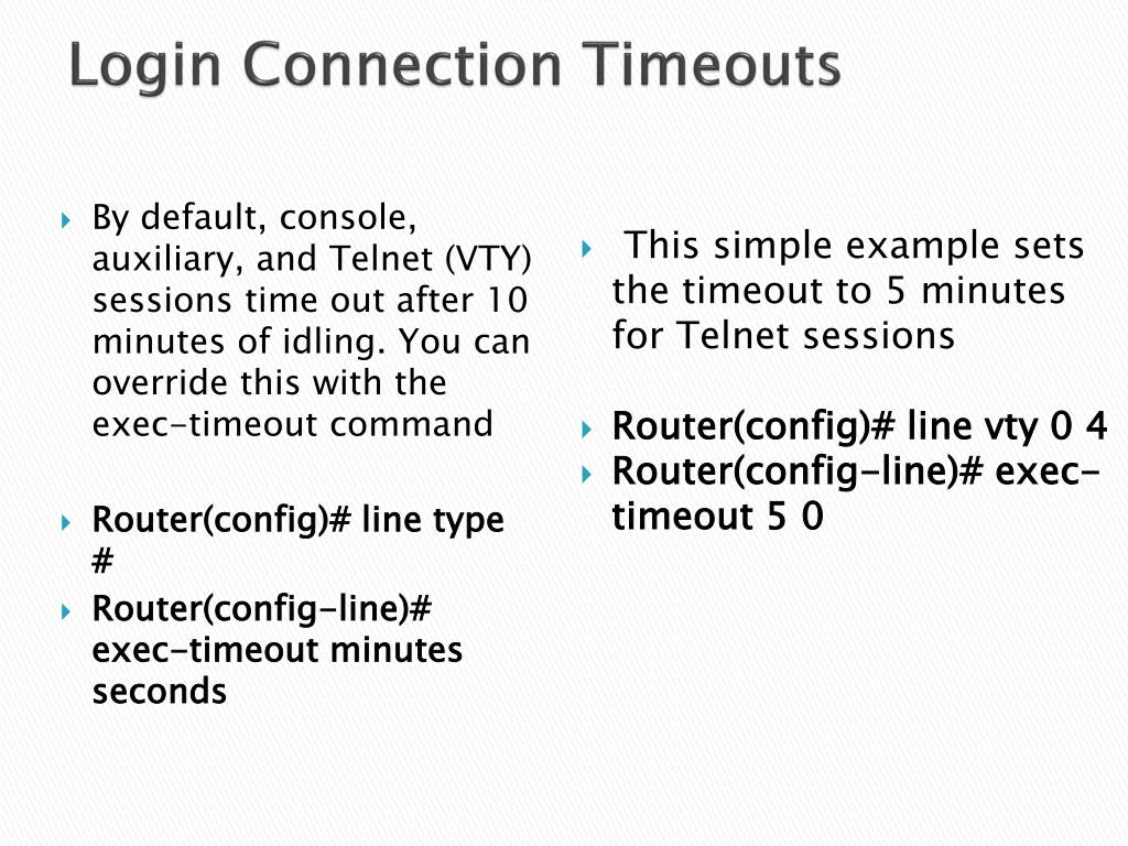 Session Limit Router PPT - Cisco Router Security Setup Guide PowerPoint Presentation, free ...