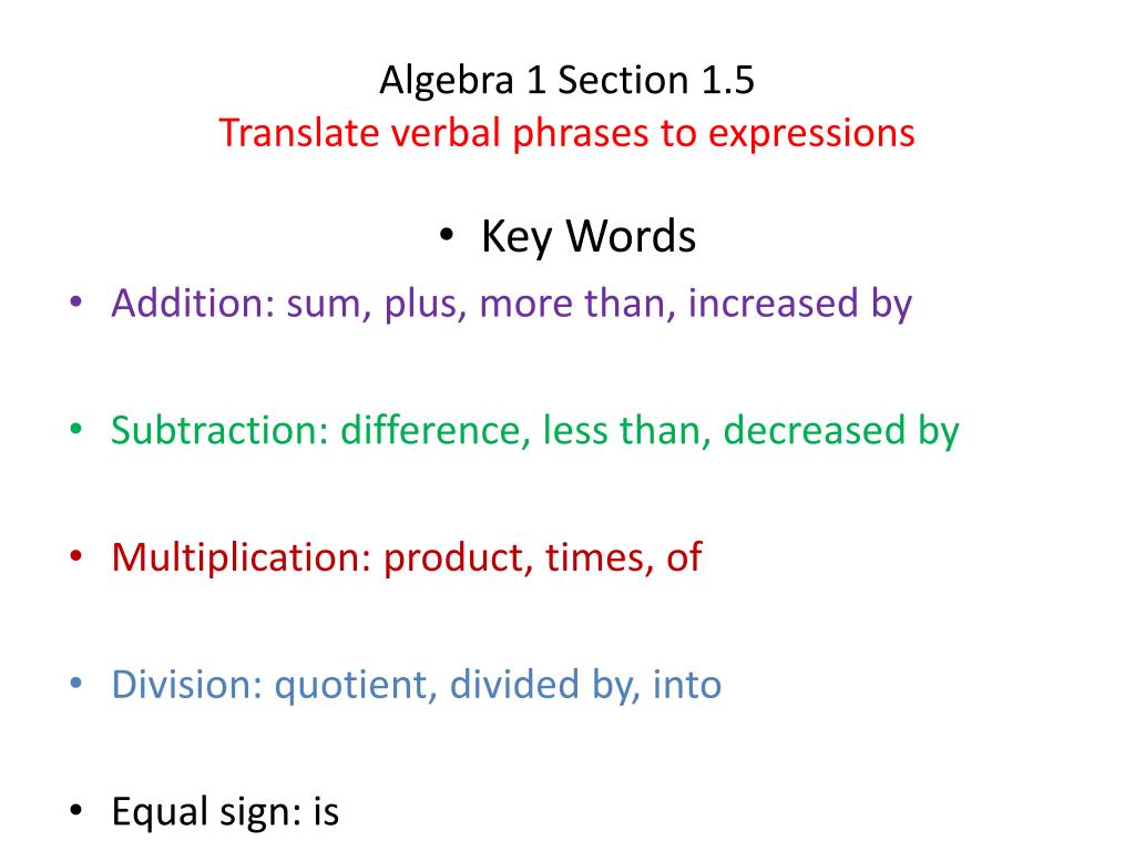 ppt-algebra-1-section-1-5-translate-verbal-phrases-to-expressions-powerpoint-presentation-id