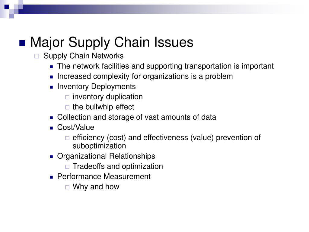 PPT Chapter 1 Supply Chain Management An Overview PowerPoint