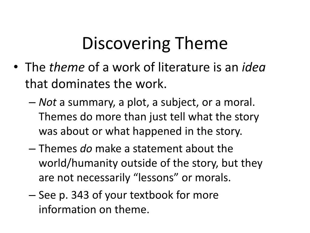 PPT - Point of View, Myth, and Discovering the Theme PowerPoint ...
