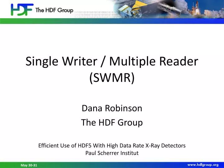 PPT Single Writer / Multiple Reader (SWMR) PowerPoint Presentation, free download ID6085177