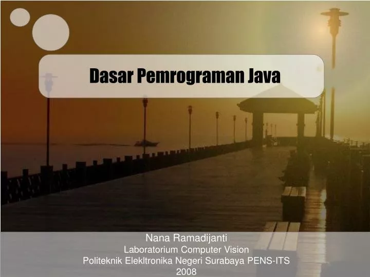 Ppt Dasar Pemrograman Java Powerpoint Presentation Free Download Id6086540 1796