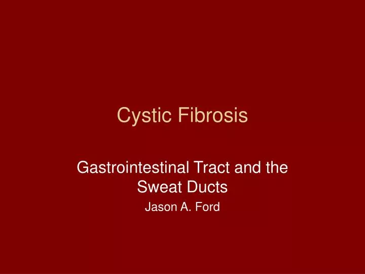 cystic fibrosis kidshealth org