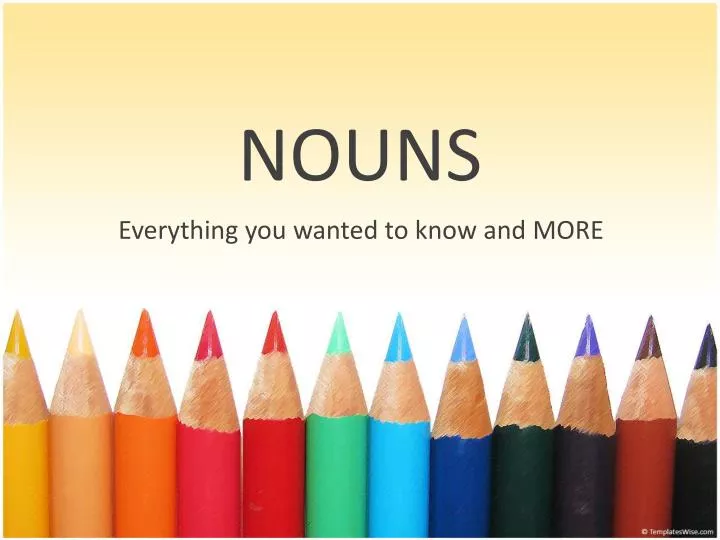 nouns presentation powerpoint