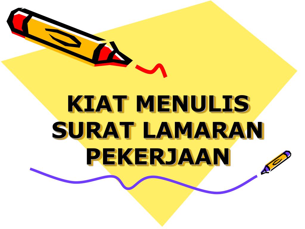 44+ Menulis Surat Lamaran  Contoh Surat Lamaran Kerja