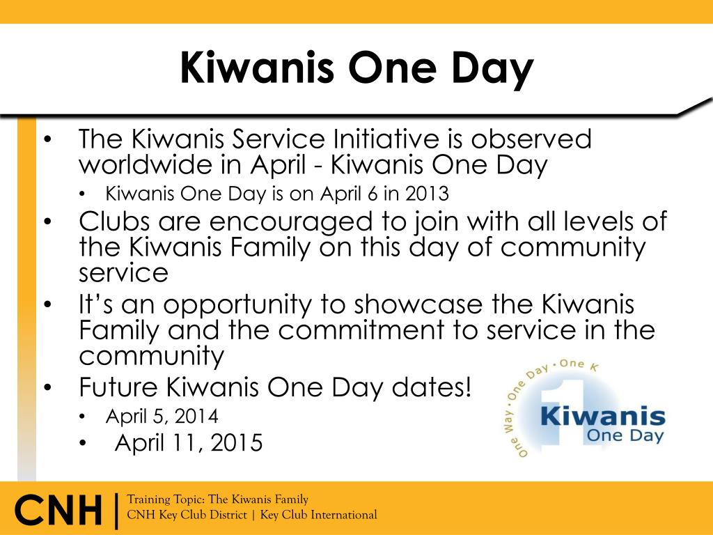 PPT The Kiwanis Family PowerPoint Presentation, free download ID