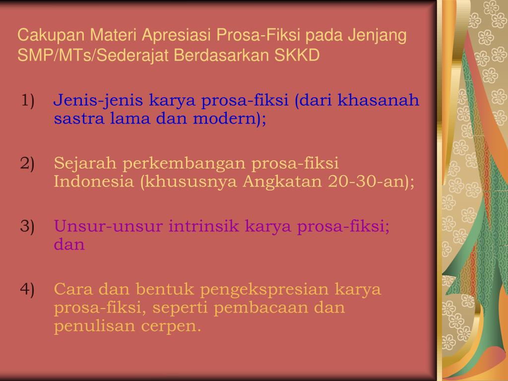 PPT - APRESIASI PROSA FIKSI PowerPoint Presentation - ID 