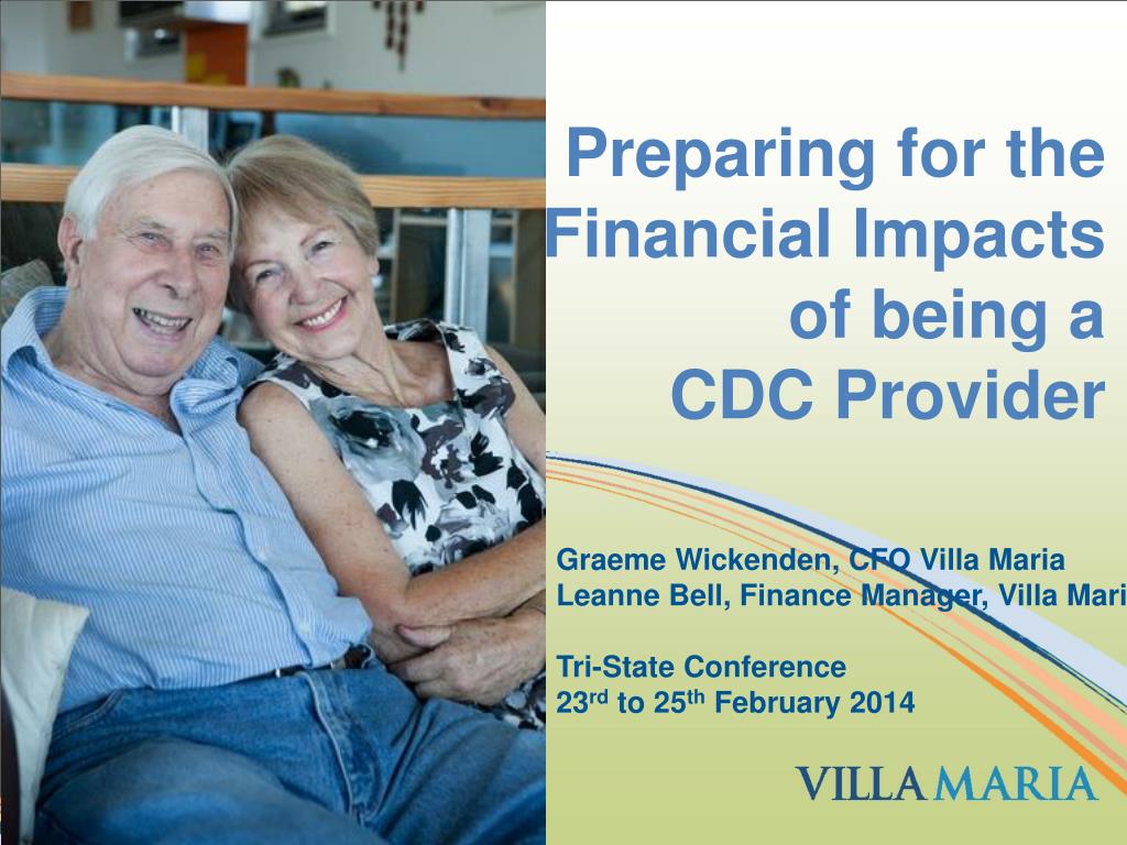 PPT Preparing For The Financial Impacts Of Being A CDC Provider PPT Preparing For The Financial Impacts Of Being A CDC Provider