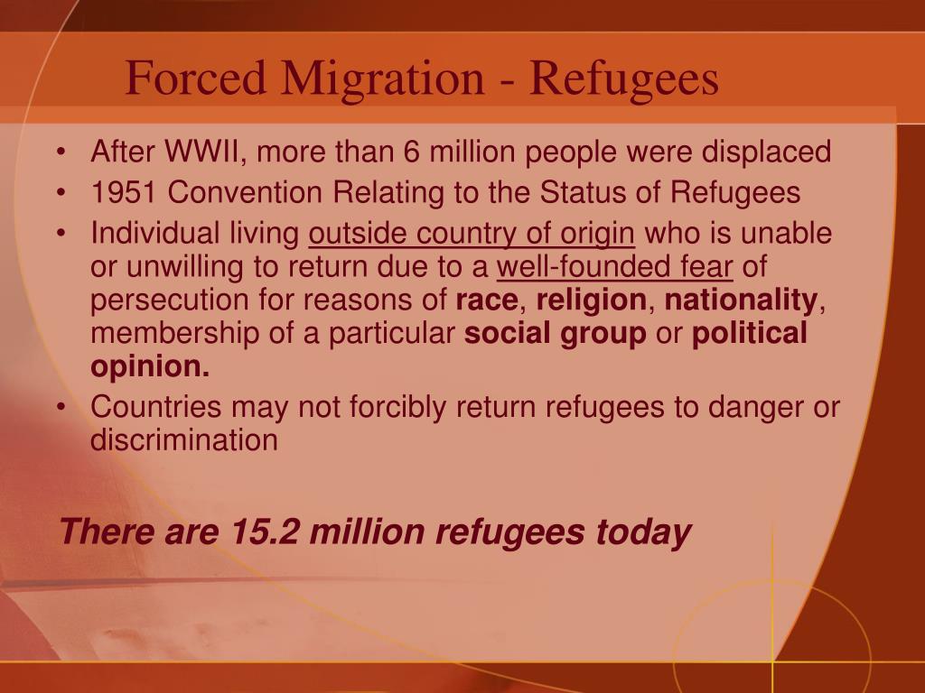 case study forced migration