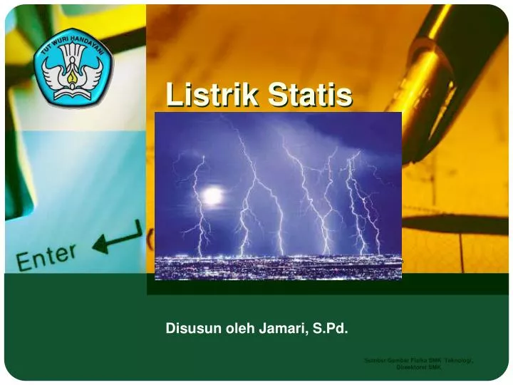 Listrik Statis Powerpoint Presentation