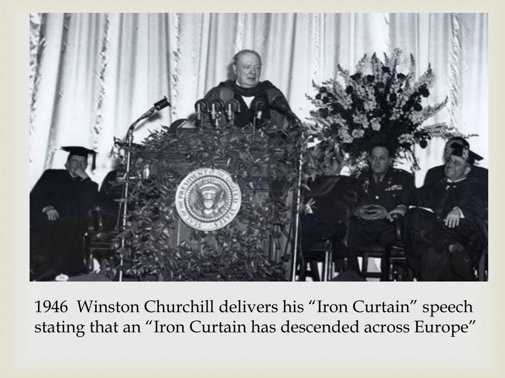 1 речь у черчилля в фултоне. Черчилль Фултонская речь 1946. Уинстон Черчилль в Фултоне. Фултонская речь Уинстона Черчилля. Черчилль на Фултонской речи.