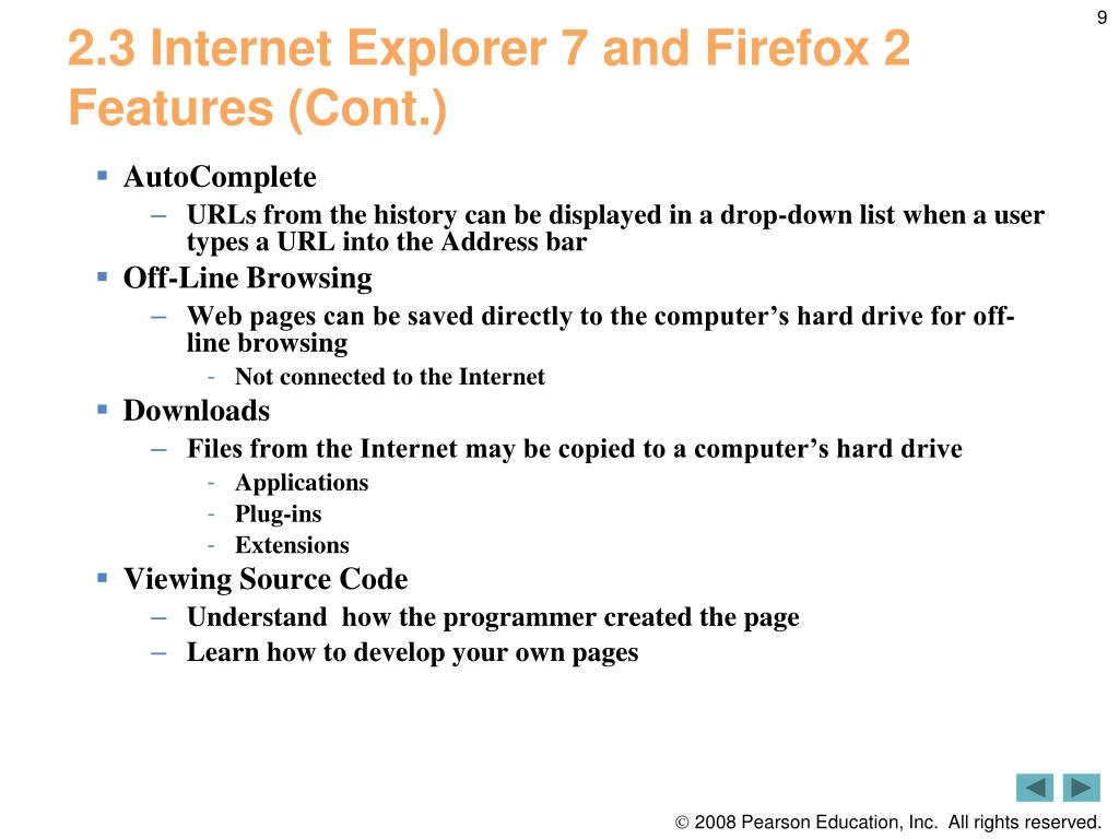 PPT - Web Browser Basics: Internet Explorer and Firefox PowerPoint