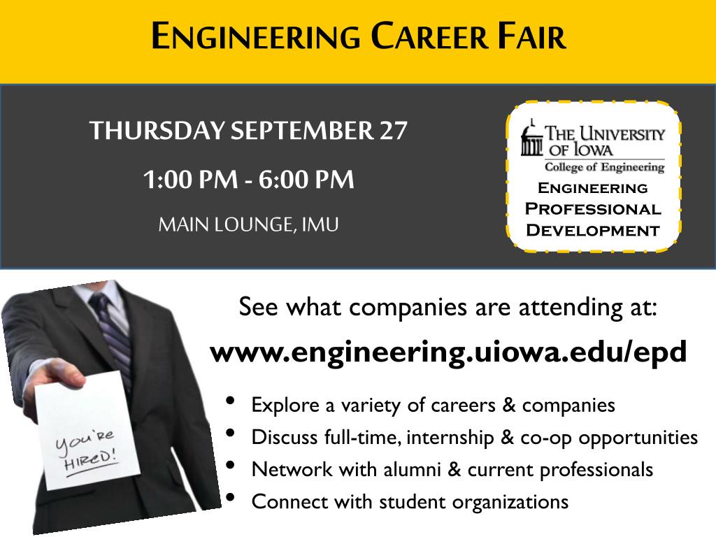 PPT Engineering Career Fair PowerPoint Presentation, free download