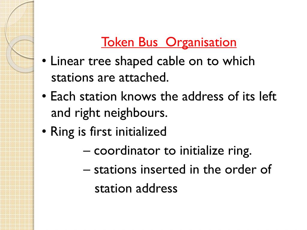 Estándar IEEE 802.4: Token Bus