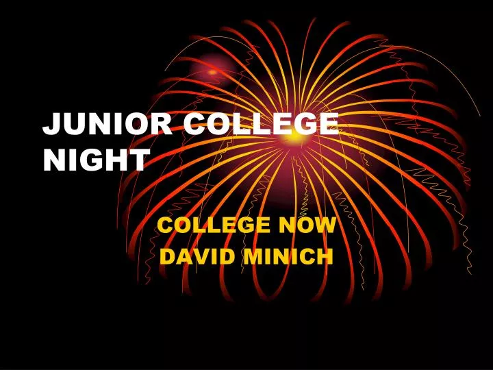 junior college night n.