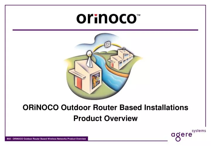 orinoco outdoor router based installations product overview n.