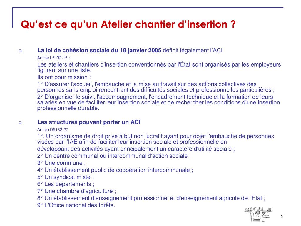 Ppt Les Conditions De Reussite D Un Atelier Chantier D Insertion Powerpoint Presentation Id 6093896