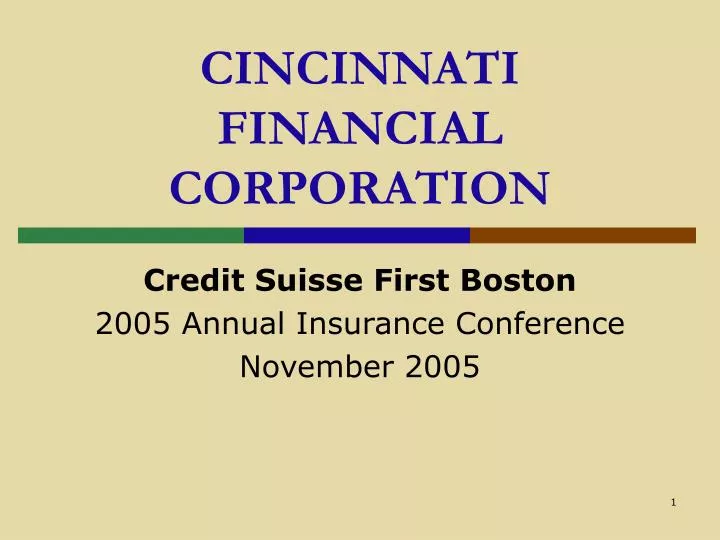 cincinnati financial corporation n.