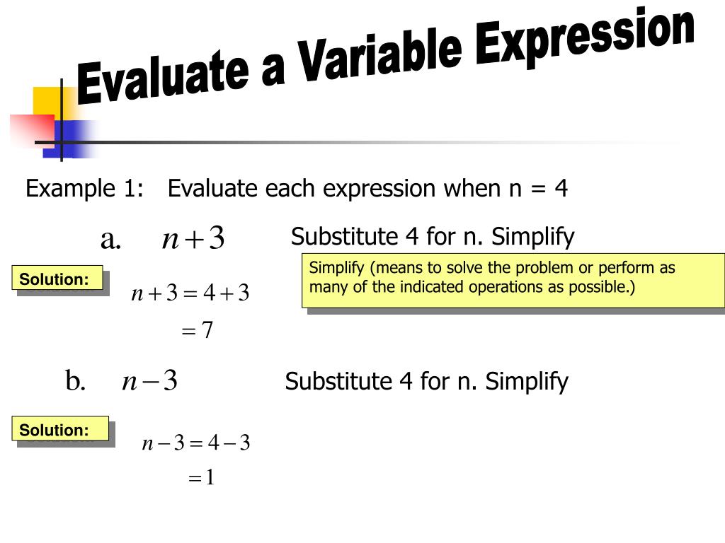 Ppt Variables And Expressions Powerpoint Presentation Free Download