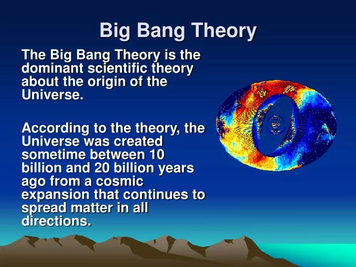 The Development Of The Big Bang Theory | emr.ac.uk