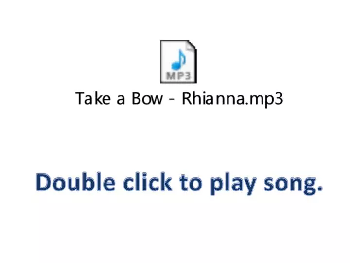 PPT - Double click to play song. PowerPoint Presentation, free download ...