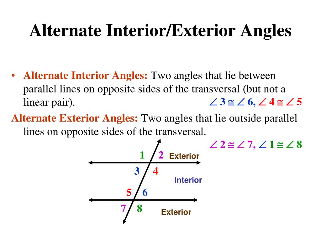 Ppt 3 3 Parallel Lines Transversals Mr Miller Geometry