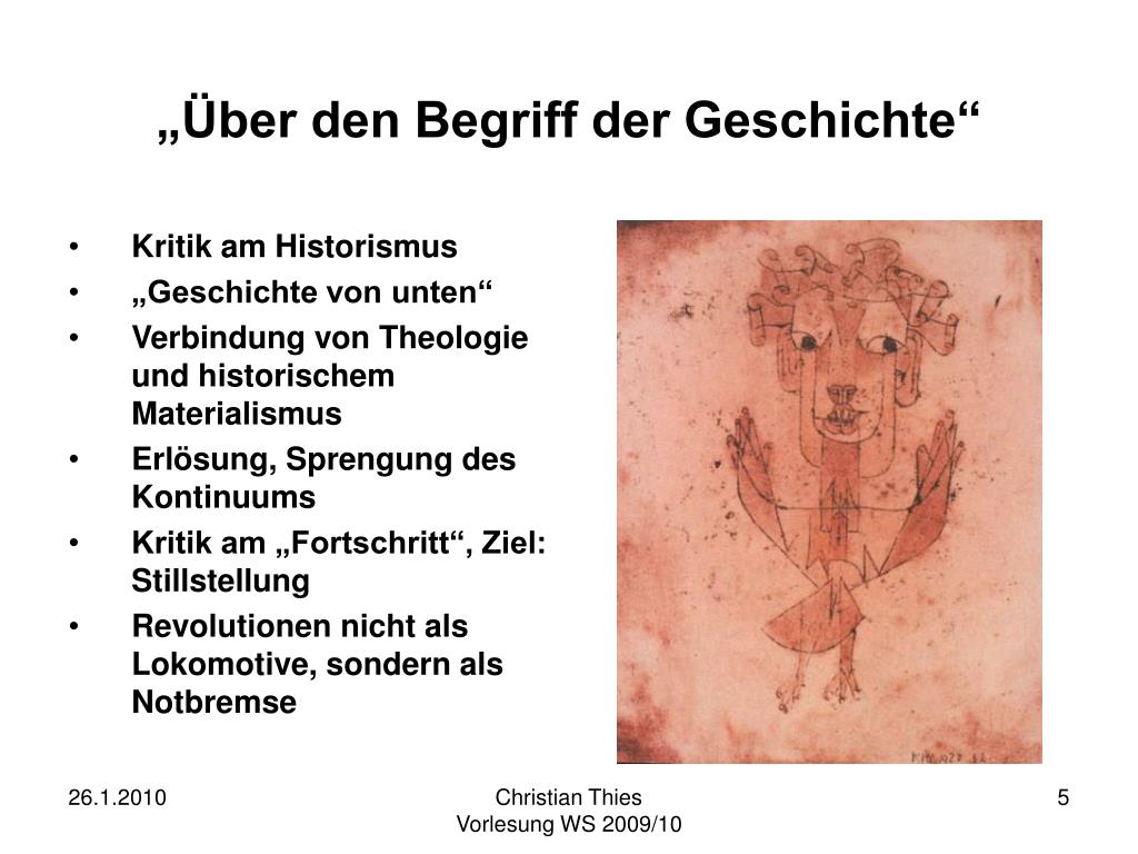 über Den Begriff Der Geschichte