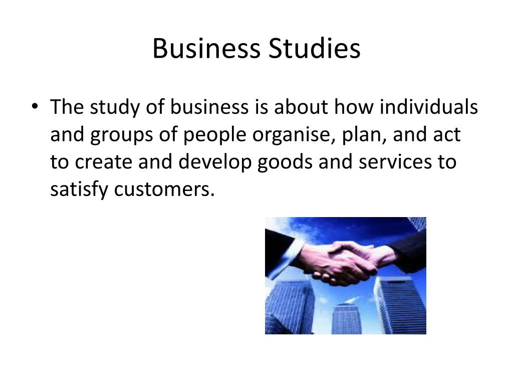 presentation in business studies