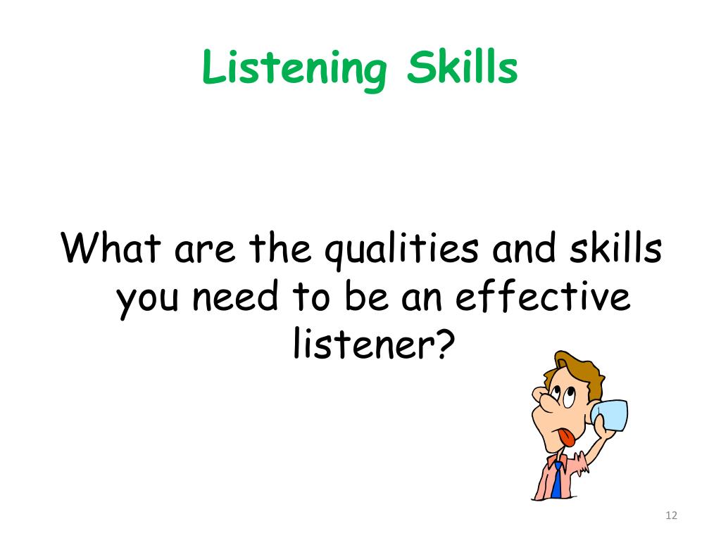 power point presentation about listening skills