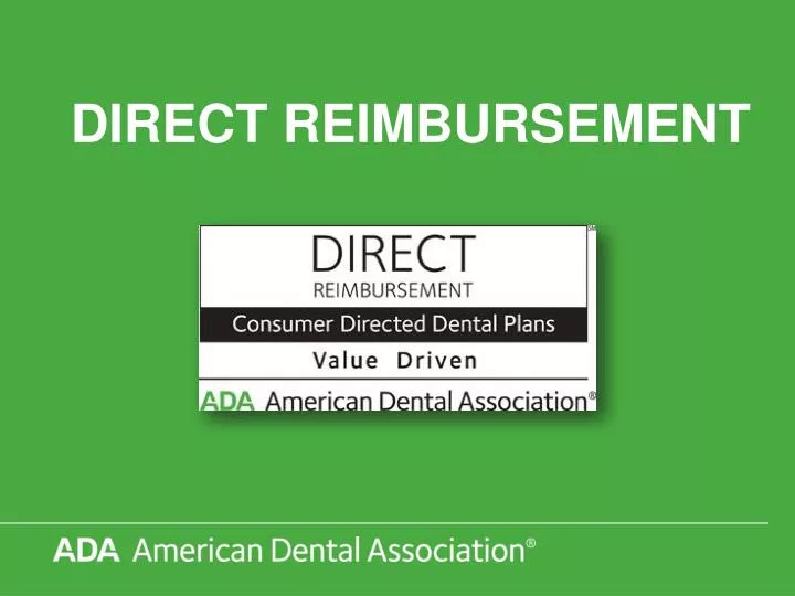 PPT DIRECT REIMBURSEMENT PowerPoint Presentation, free download ID