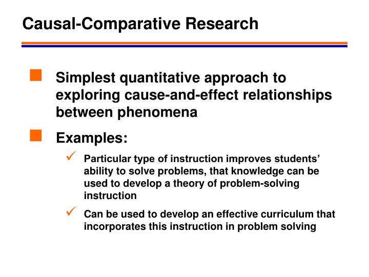 what is quantitative comparative research design