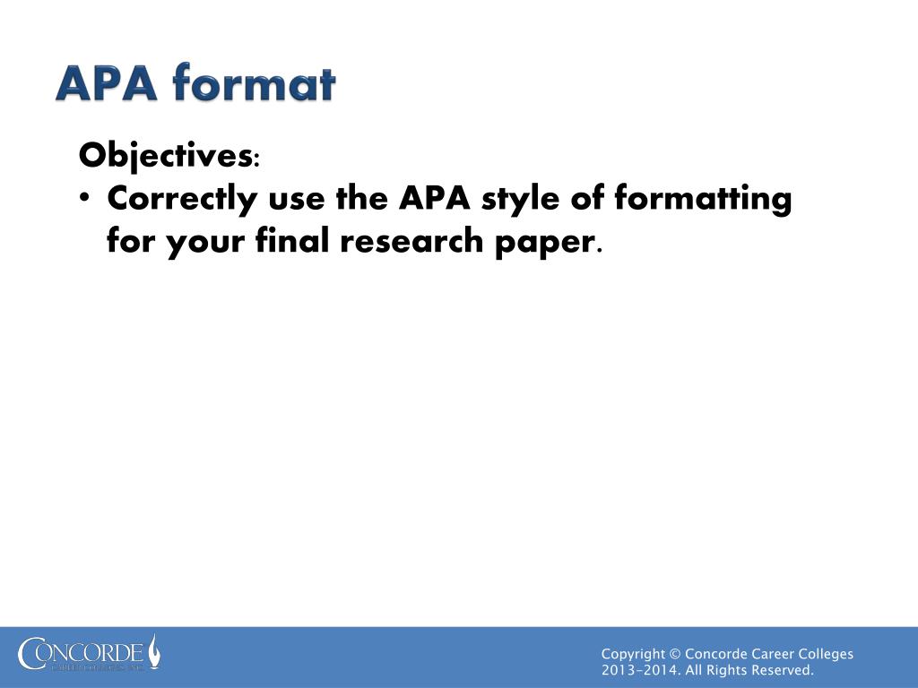 PPT APA Format PowerPoint Presentation, free download ID6098712